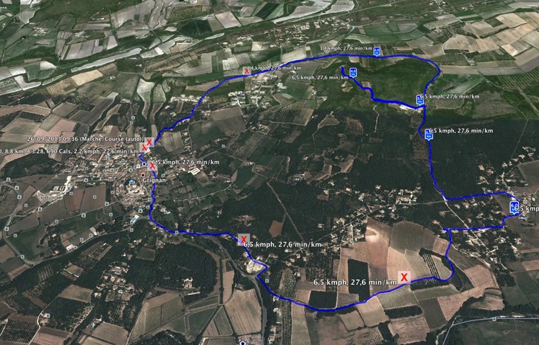 Carte du circuit